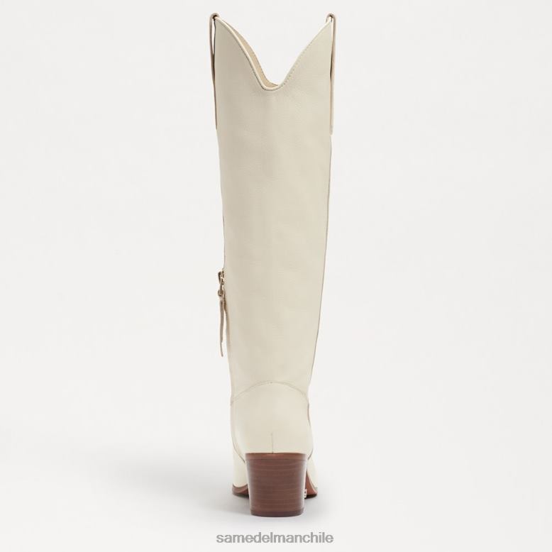 Sam Edelman P802J814 calzado cuero marfil moderno mujer bota vaquera britten