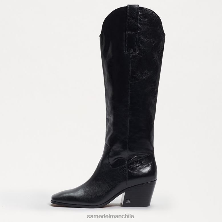 Sam Edelman P802J815 calzado cuero negro mujer bota vaquera britten