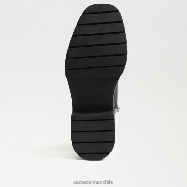 Sam Edelman P802J879 calzado cuero negro mujer bota por encima de la rodilla lydia