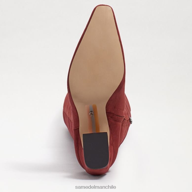 Sam Edelman P802J883 calzado gamuza ladrillo mujer botas altas sulema hasta la rodilla