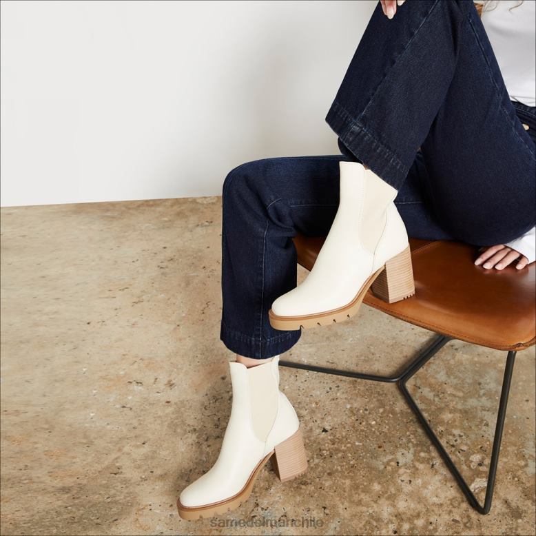 Sam Edelman P802J750 calzado marfil moderno mujer botas chelsea rollins