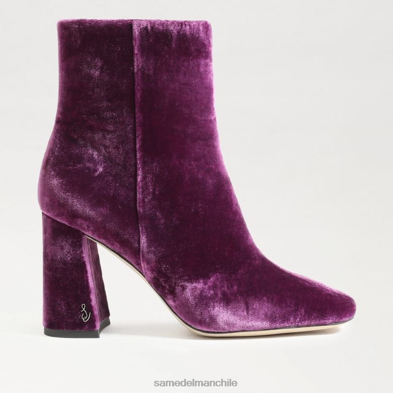 Sam Edelman P802J448 calzado terciopelo de orquídea profundo mujer botines codie
