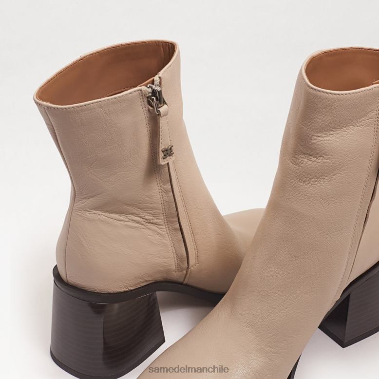 Sam Edelman P802J457 calzado cuero marfil moderno mujer botín winnie