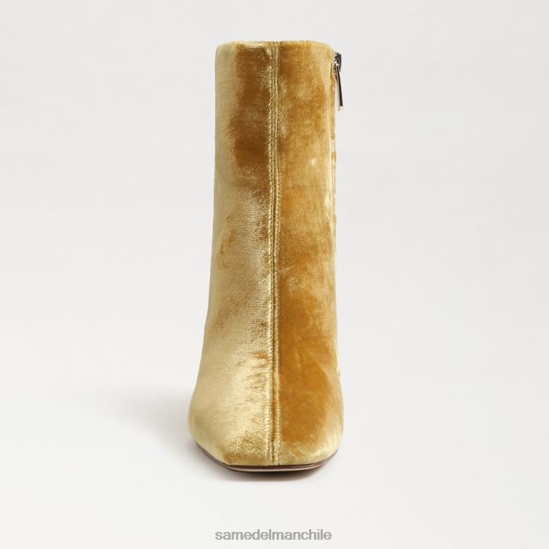 Sam Edelman P802J783 calzado terciopelo azafrán mujer botín beige