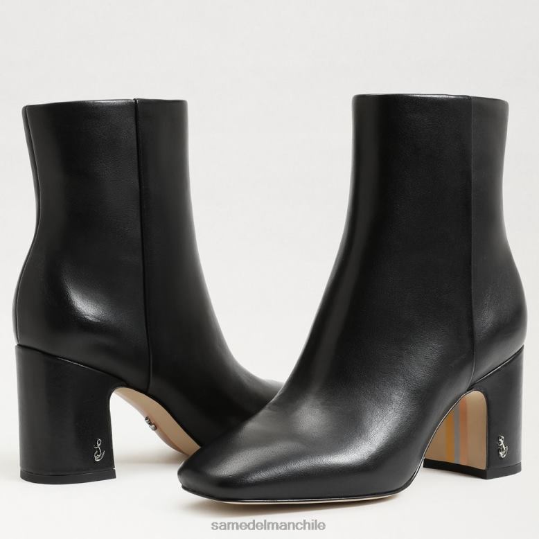 Sam Edelman P802J784 calzado cuero negro mujer botín beige