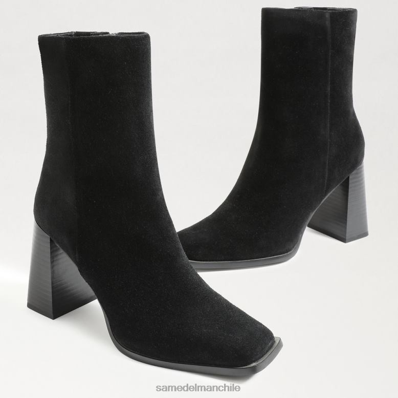 Sam Edelman P802J807 calzado ante negro mujer botines ivette