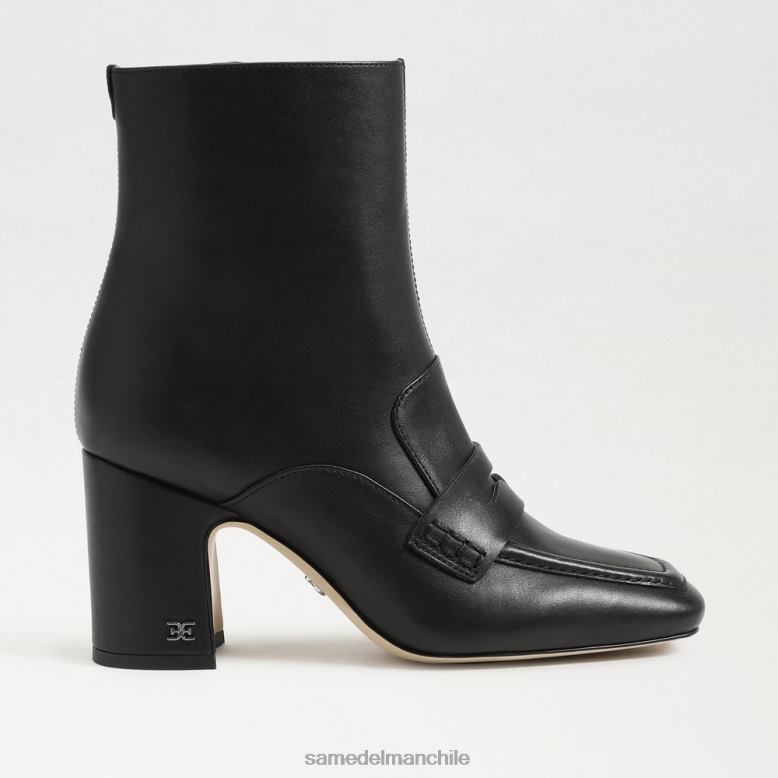 Sam Edelman P802J853 calzado cuero negro mujer botines fenna