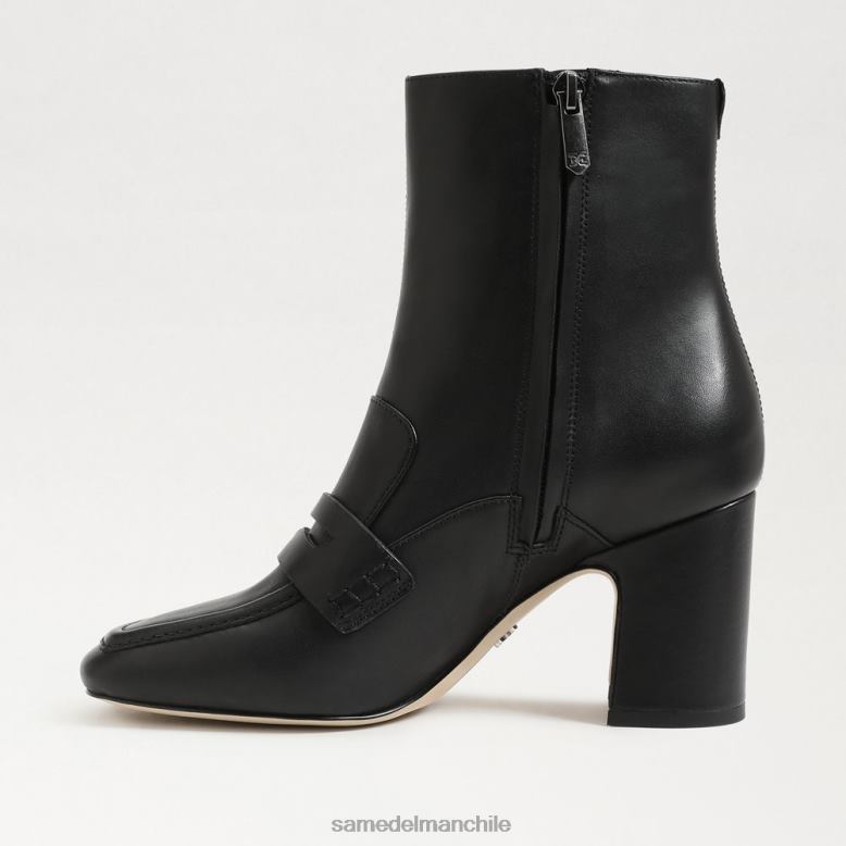 Sam Edelman P802J853 calzado cuero negro mujer botines fenna
