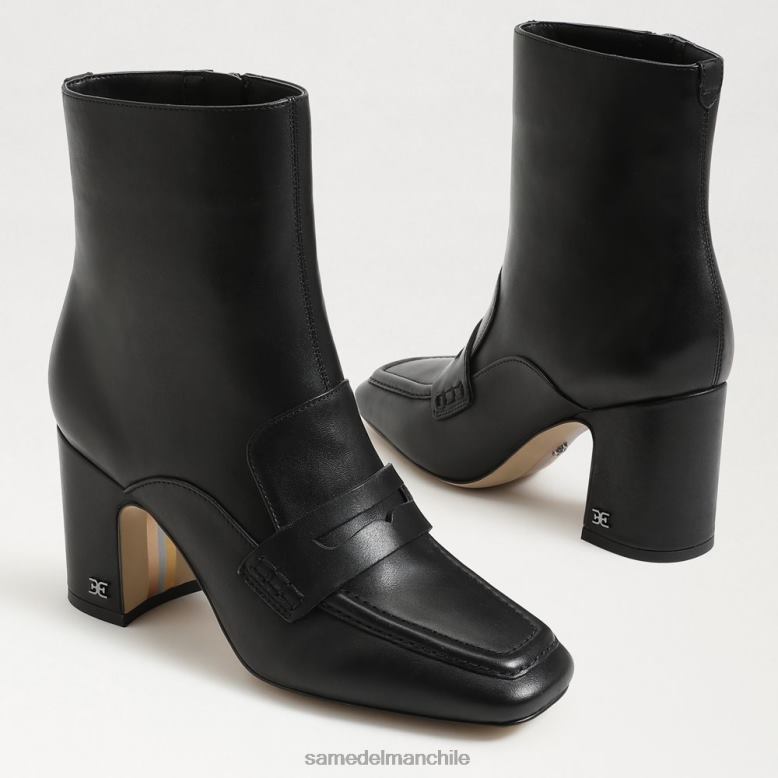 Sam Edelman P802J853 calzado cuero negro mujer botines fenna