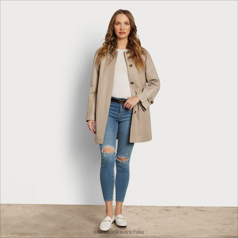 Sam Edelman P802J1118 vestir abedul mujer gabardina con vuelo de sb