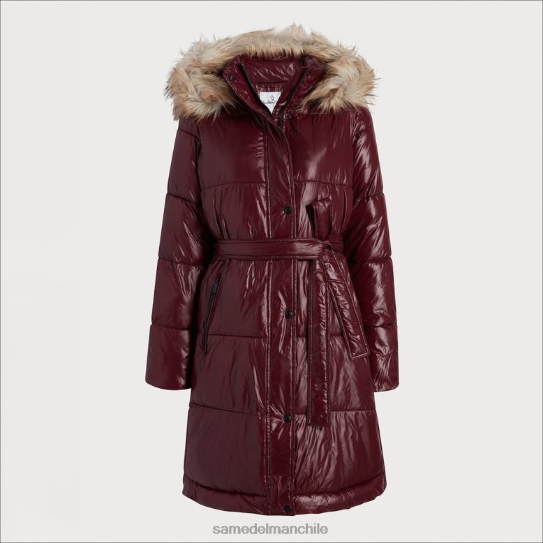 Sam Edelman P802J1135 vestir Burdeos mujer globo largo