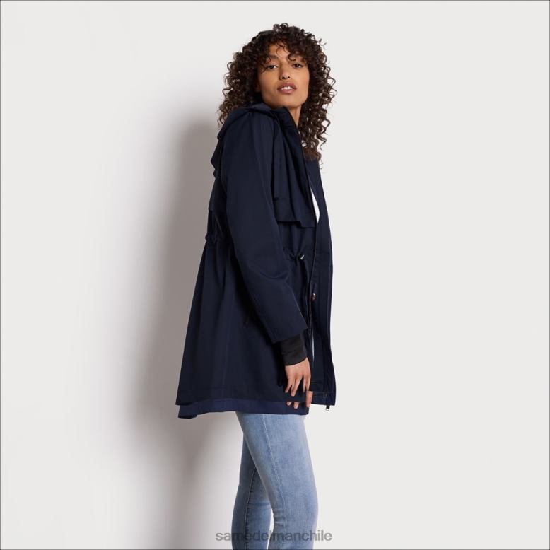 Sam Edelman P802J1137 vestir Armada mujer anorak de lluvia