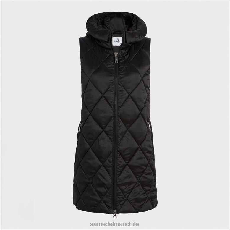 Sam Edelman P802J1156 vestir negro mujer chaleco acolchado