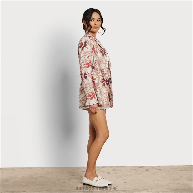 Sam Edelman P802J1207 vestir floral mujer chaqueta enola