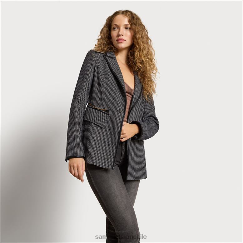 Sam Edelman P802J1243 vestir cuadros mayberry mujer chaqueta margot