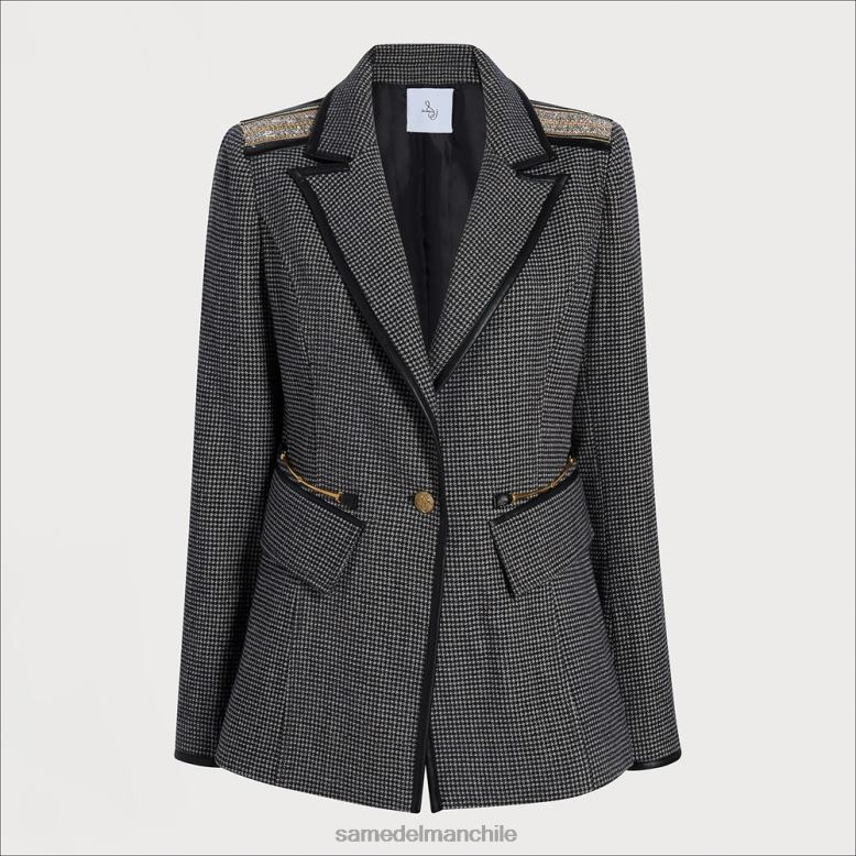 Sam Edelman P802J1243 vestir cuadros mayberry mujer chaqueta margot