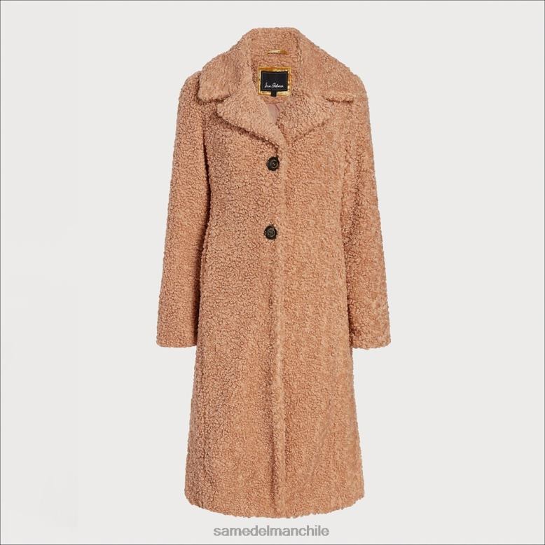 Sam Edelman P802J1254 vestir camello mujer abrigo de peluche