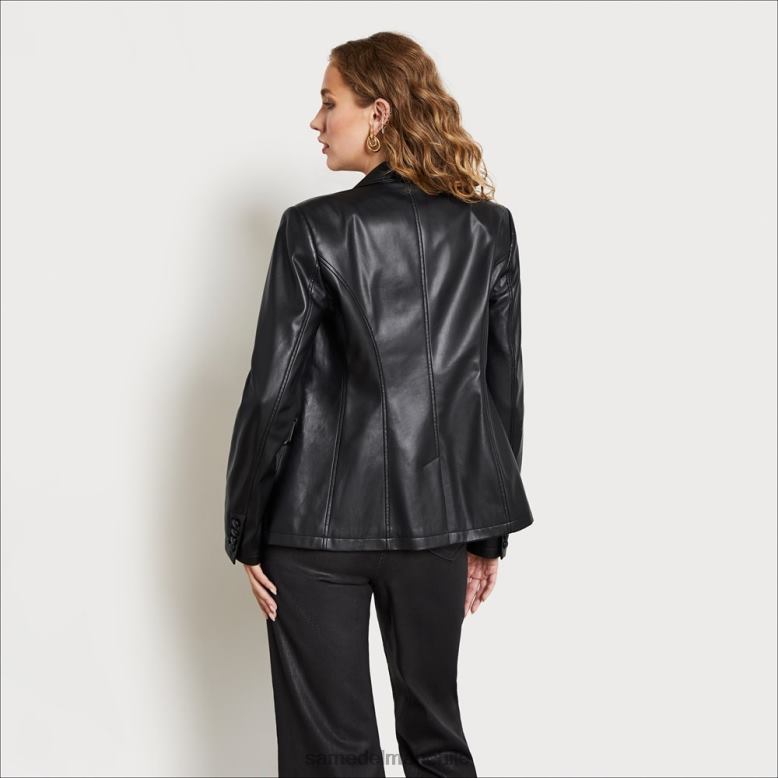 Sam Edelman P802J1262 vestir franja negra mujer chaqueta imogen