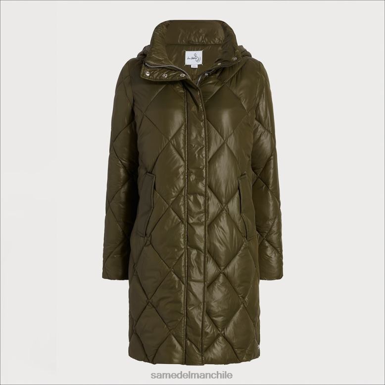 Sam Edelman P802J1264 vestir aceituna toscana mujer chaqueta acolchada