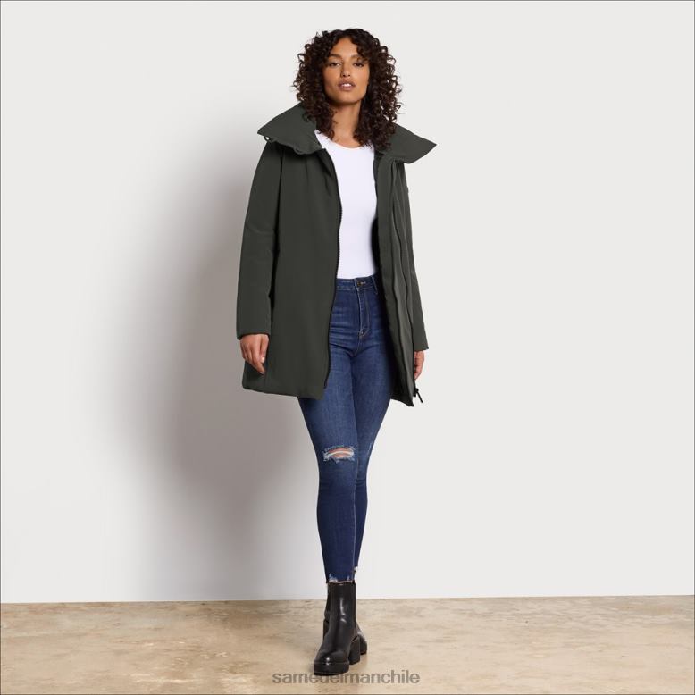 Sam Edelman P802J1265 vestir cargarse mujer chaqueta capullo acolchada