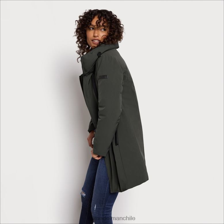 Sam Edelman P802J1265 vestir cargarse mujer chaqueta capullo acolchada