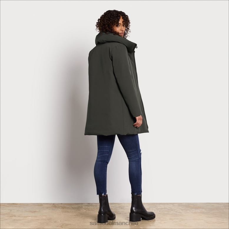 Sam Edelman P802J1265 vestir cargarse mujer chaqueta capullo acolchada