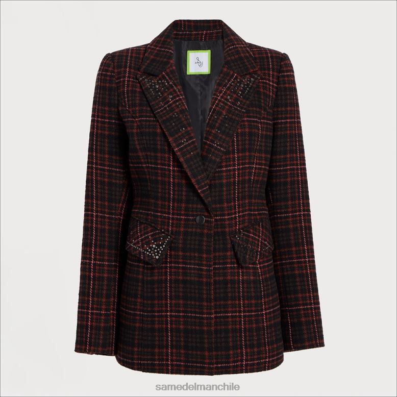 Sam Edelman P802J1277 vestir mabel cuadros mujer chaqueta margot