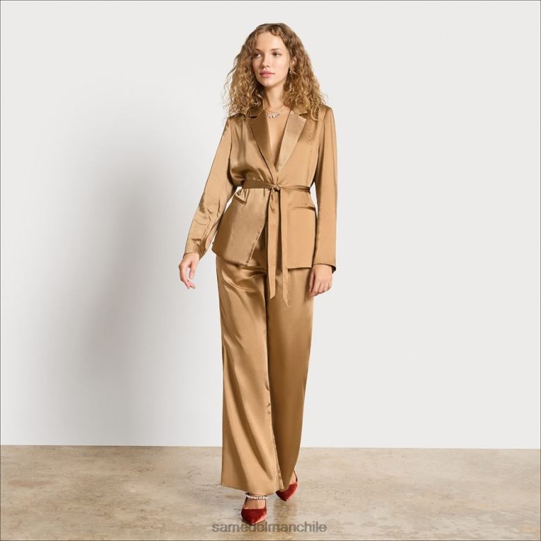 Sam Edelman P802J1294 vestir champán satinado mujer chaqueta lira