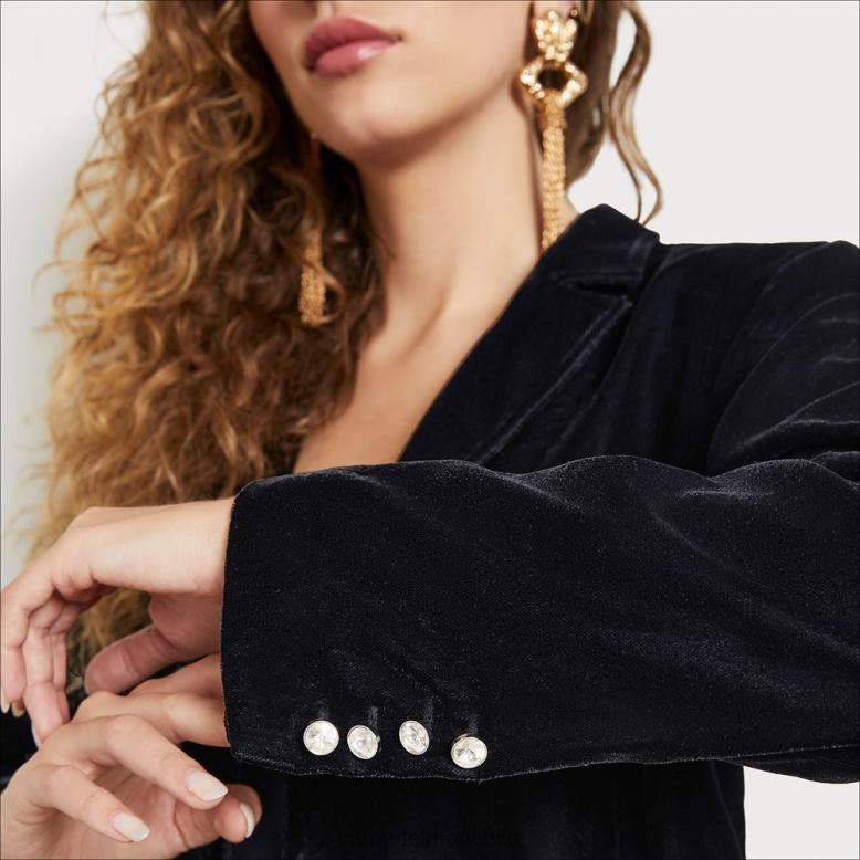 Sam Edelman P802J1295 vestir negro mujer chaqueta bri