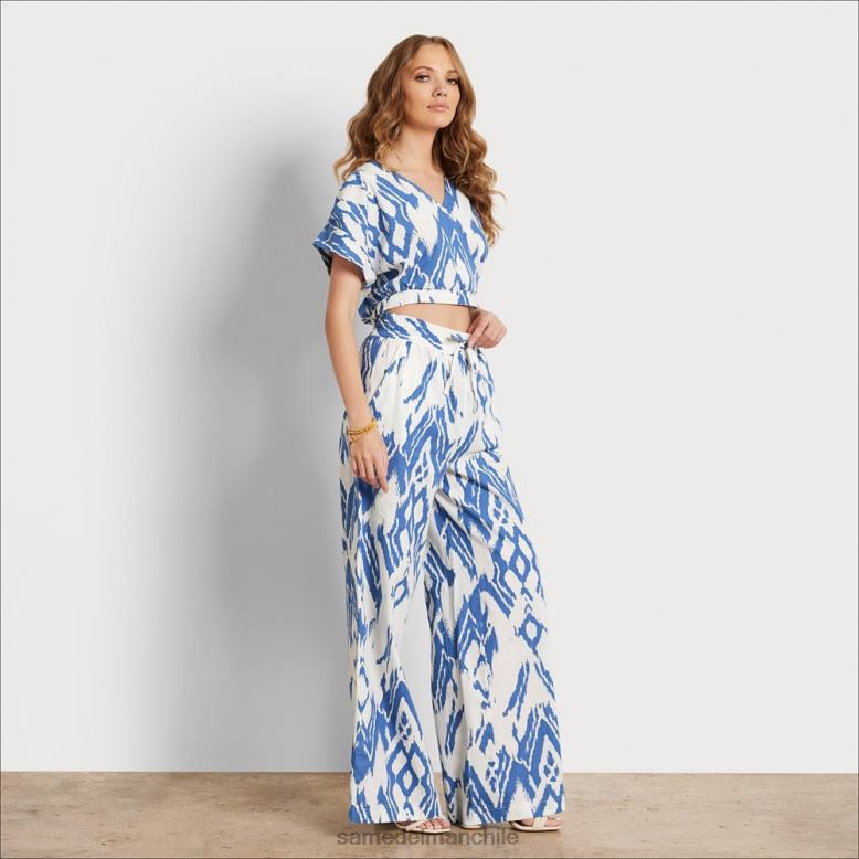 Sam Edelman P802J1070 vestir ikat mujer pantalón suave carrie