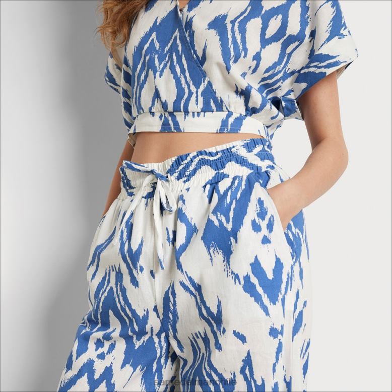 Sam Edelman P802J1070 vestir ikat mujer pantalón suave carrie