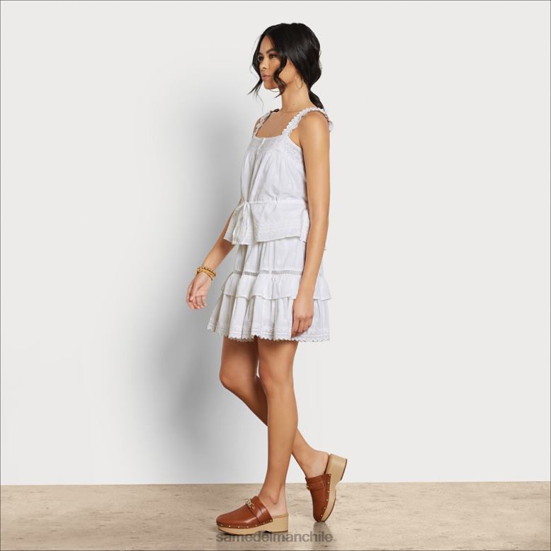 Sam Edelman P802J1214 vestir blanco mujer falda meilani