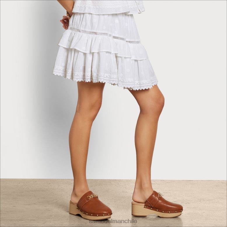 Sam Edelman P802J1214 vestir blanco mujer falda meilani