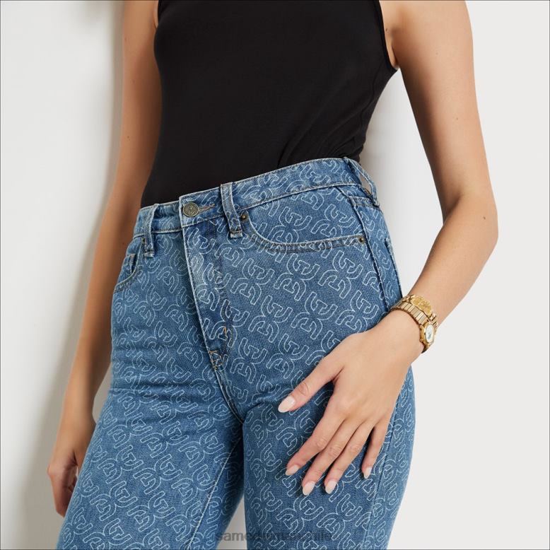 Sam Edelman P802J1223 vestir cargado mujer pantalón recto slim de talle alto