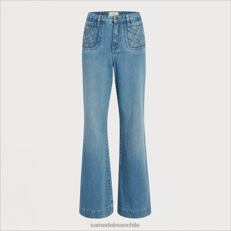 Sam Edelman P802J1227 vestir álamo temblón mujer pantalones tipo pantalon de talle alto con bolsillo bayo