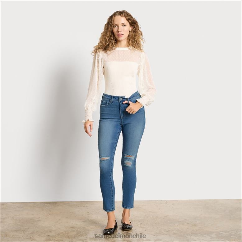 Sam Edelman P802J1229 vestir paseo marítimo mujer pantalón recto slim de talle alto
