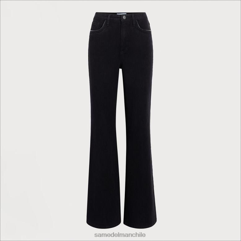 Sam Edelman P802J1249 vestir negro verdadero mujer llamarada de la bahía de gran altura