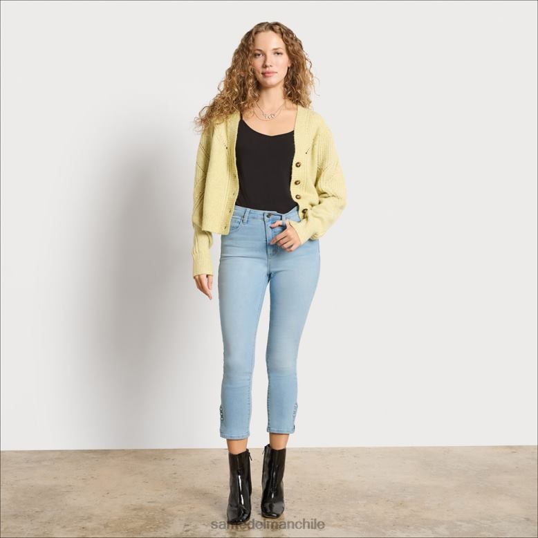 Sam Edelman P802J1258 vestir glaciar mujer pantalones ajustados de talle alto