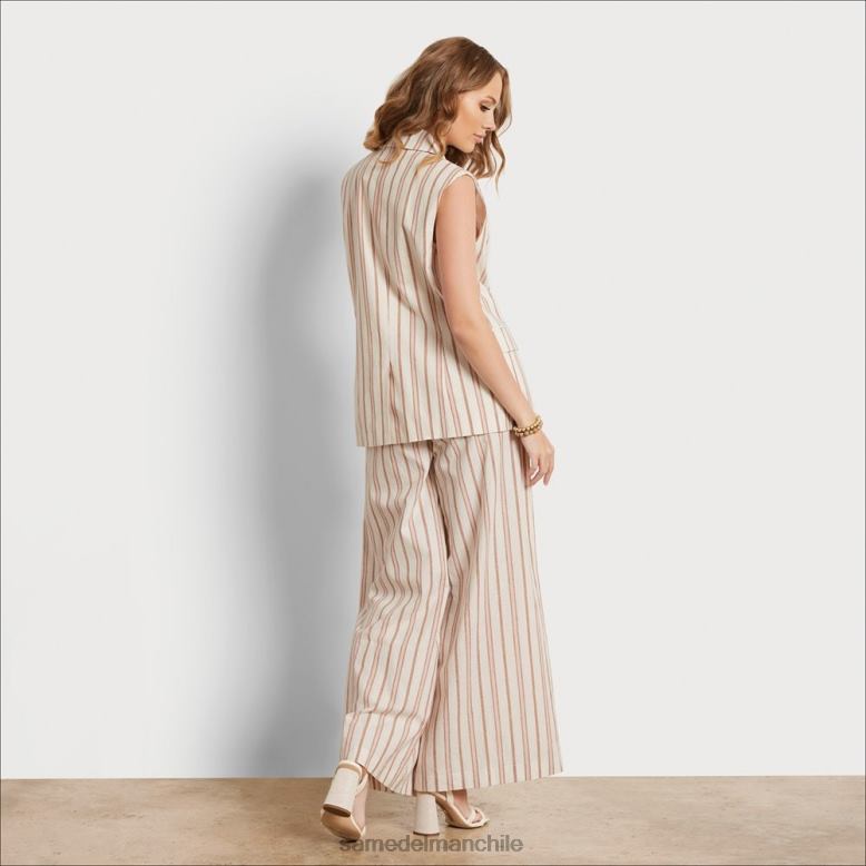 Sam Edelman P802J1083 vestir raya blanca mujer chaleco frankie