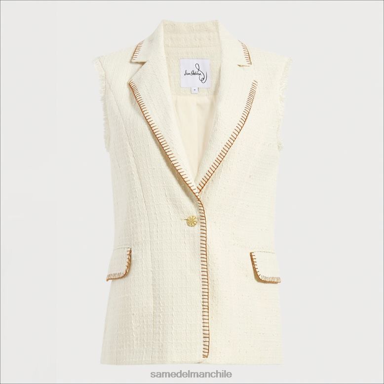 Sam Edelman P802J1084 vestir gardenia mujer chaleco frankie