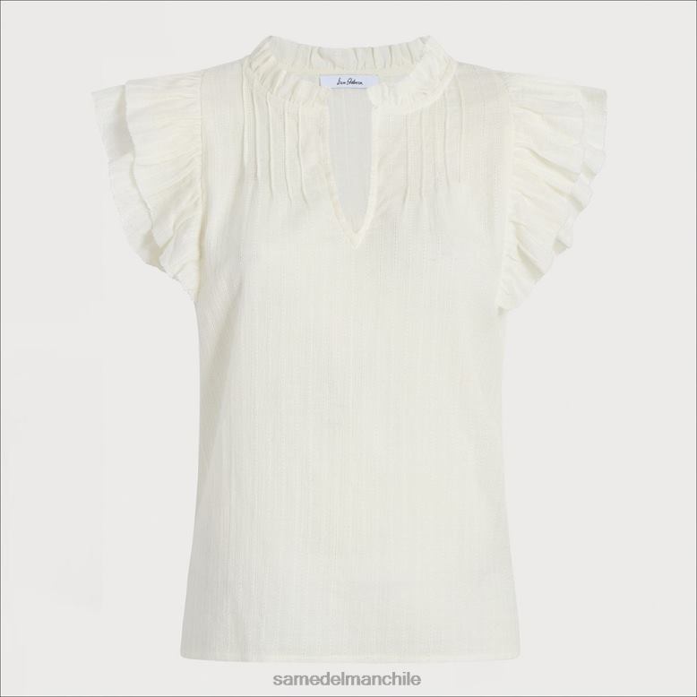 Sam Edelman P802J1175 vestir gardenia mujer top rey manga corta