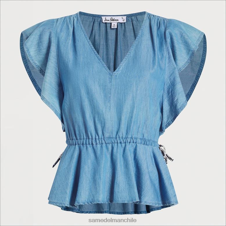 Sam Edelman P802J1186 vestir rockero mujer top de manga corta binx