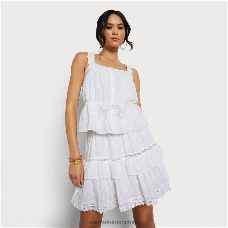 Sam Edelman P802J1217 vestir blanco mujer tanque adelina