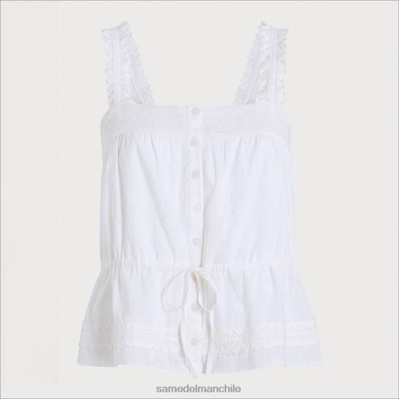 Sam Edelman P802J1217 vestir blanco mujer tanque adelina