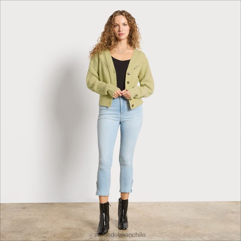 Sam Edelman P802J1225 vestir aceite de oliva mujer cárdigan julietta