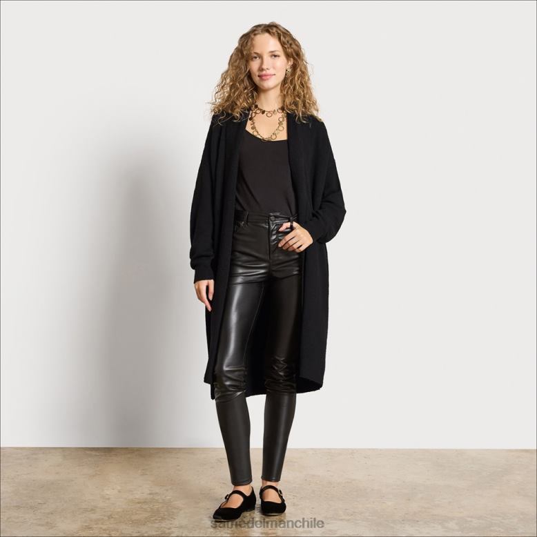 Sam Edelman P802J1240 vestir negro mujer cárdigan norfolk grande