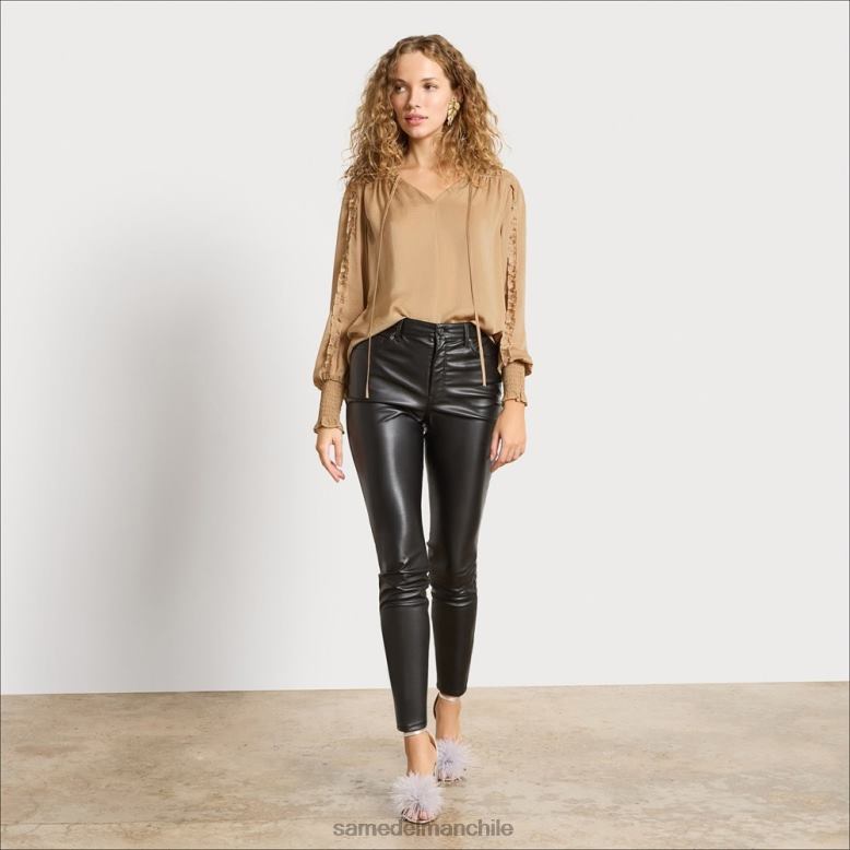 Sam Edelman P802J1241 vestir oro opaco mujer top varick de manga larga