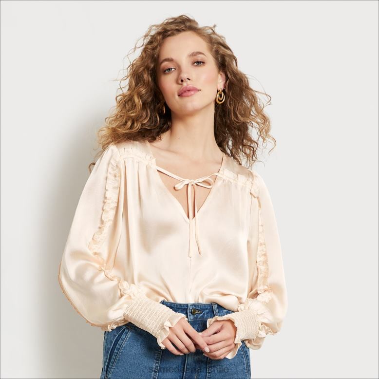 Sam Edelman P802J1247 vestir arena movediza mujer top varick de manga larga