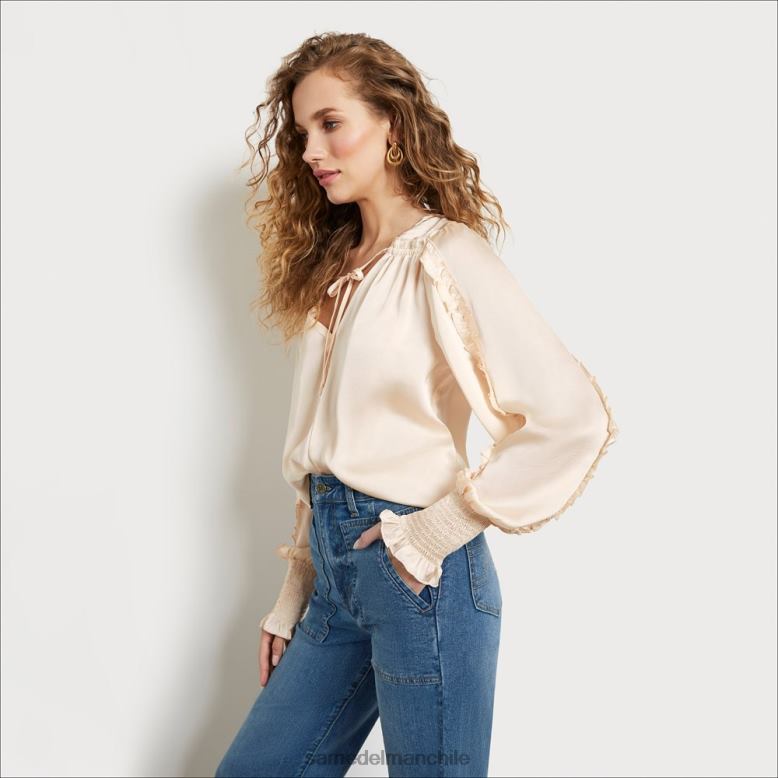 Sam Edelman P802J1247 vestir arena movediza mujer top varick de manga larga