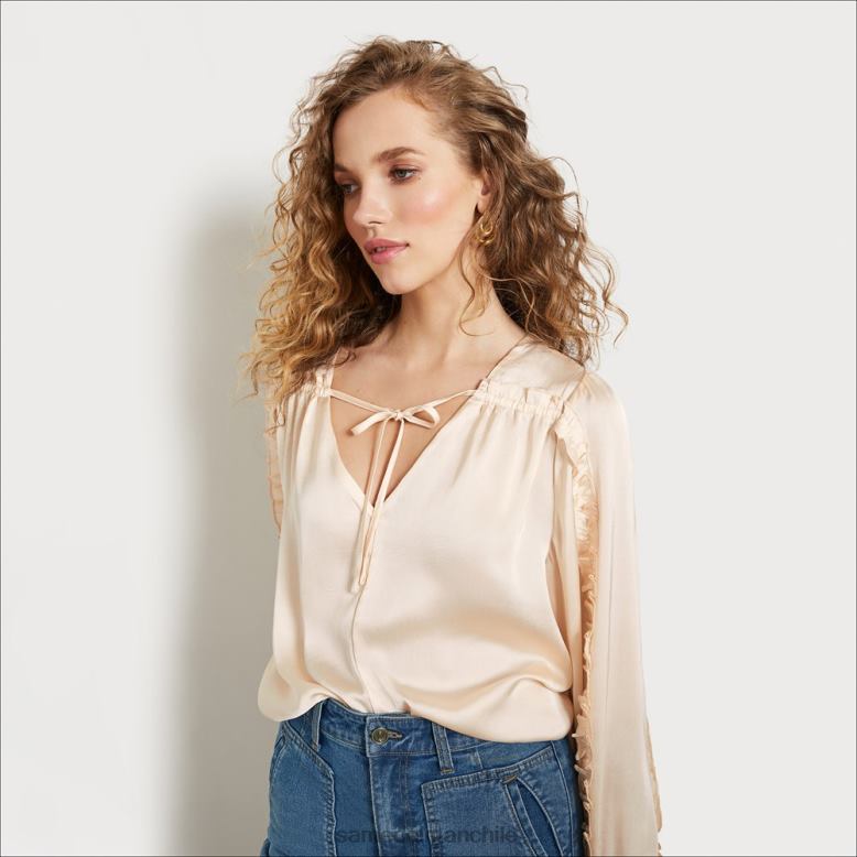 Sam Edelman P802J1247 vestir arena movediza mujer top varick de manga larga